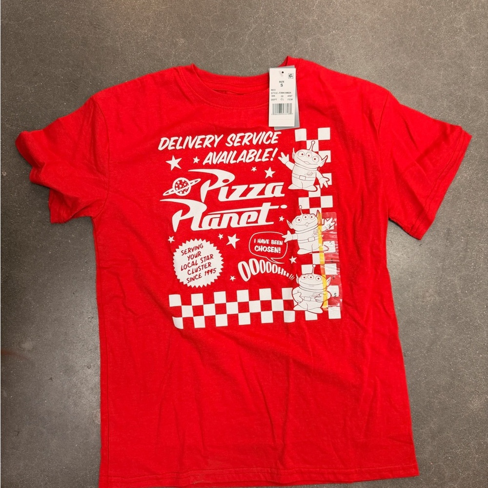 Women’s Pizza Planet Toy Story Red T-Shirt